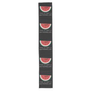 This is Not a Watermelon - Palestine watermelon  Long Table Runner