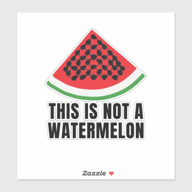 This is Not a Watermelon - Palestinian keffiyeh (Sheet)