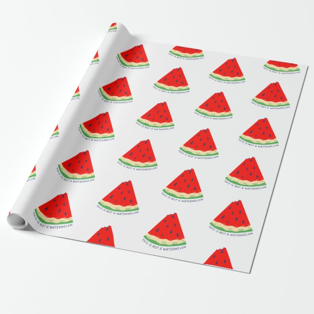 This is not a watermelon wrapping paper (Unrolled)