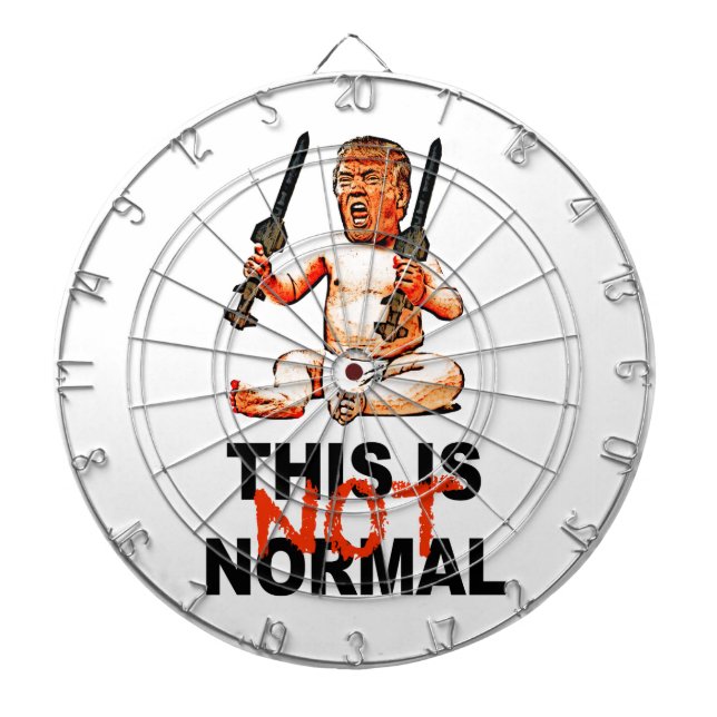 This is Not Normal Dartboard (Front)