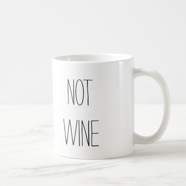 THIS IS NOT WINE COFFEE MUG (Right)