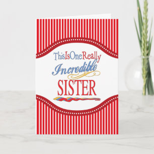This Is One Really Incredible Sister Gift Card