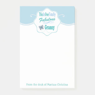 This Is One Totally Fabulous Granny Post-it Notes