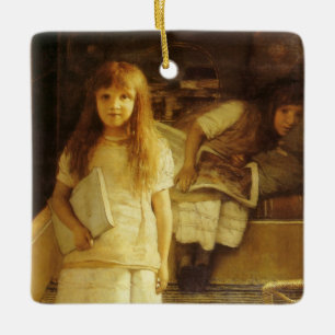 This is Our Corner by Sir Lawrence Alma Tadema Ceramic Ornament