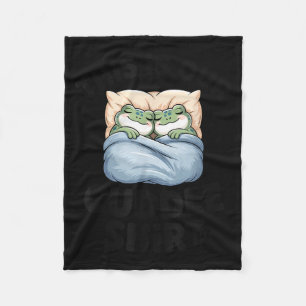 This Is Our Cuddle Shirt Cute Frog Couple Fleece Blanket