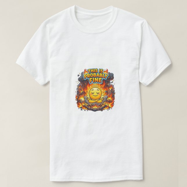 This is Probably. T-Shirt (Design Front)