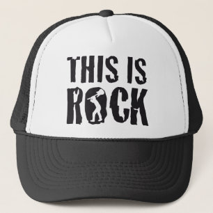 this is rock trucker hat