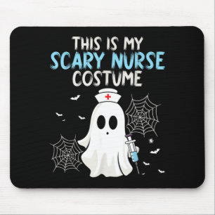 This Is Scary Nurse Costume - Halloween Spooky Mouse Pad
