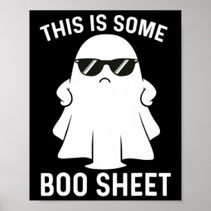 This Is Some Boo Ghost Halloween Costume Men Women Poster
