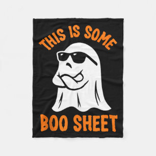 This is Some Boo Sheet Cool Ghost Funny Halloween Fleece Blanket