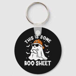 This Is Some Boo Sheet For Men Women Funny Ghost Keychain