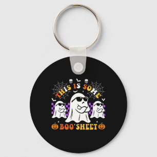 This Is Some Boo Sheet Fun Halloween Keychain