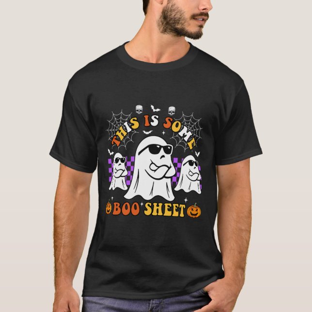 This Is Some Boo Sheet Fun Halloween  T-Shirt (Front)
