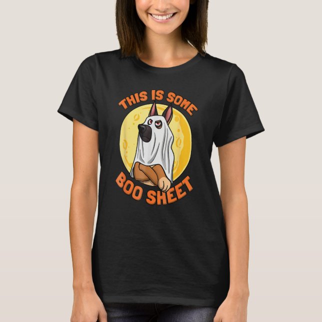 This is some Boo Sheet German Shepherd moon editio T-Shirt (Front)