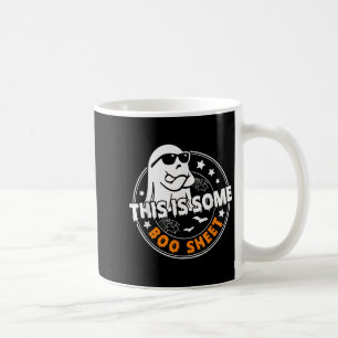 This Is Some Boo Sheet Ghost Funny Retro Halloween Coffee Mug