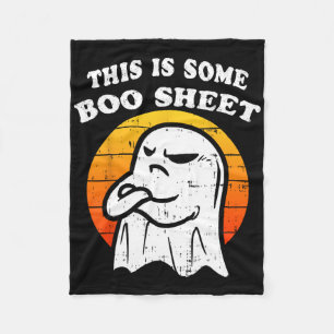 This Is Some Boo-sheet Ghost Halloween Girls Boys Fleece Blanket