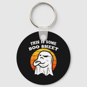 This Is Some Boo-sheet Ghost Halloween Girls Boys  Keychain