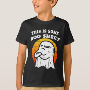 This Is Some Boo-sheet Ghost Halloween Girls Boys T-Shirt