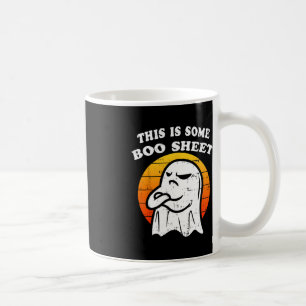 This is Some Boo Sheet Ghost Retro Funny Halloween Coffee Mug