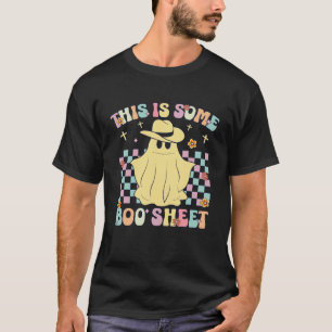 This Is Some Boo Sheet Ghost Retro Halloween Funny T-Shirt