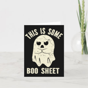 This Is Some Boo Sheet Halloween Costume 1  Card