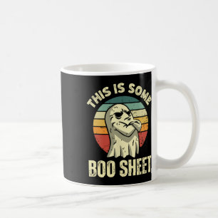 This Is Some Boo Sheet Halloween Fun Vintage Ghost Coffee Mug