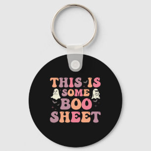 This Is Some Boo Sheet Halloween Ghost Fun For Men Keychain