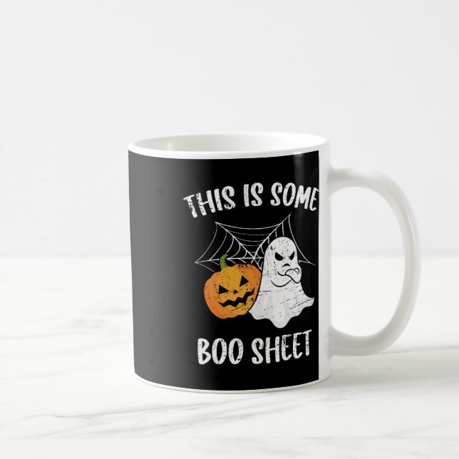 This Is Some Boo Sheet Halloween Ghost Fun Gift  Coffee Mug (Right)
