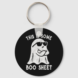 This Is Some Boo Sheet Halloween Ghost Fun Gifts M Keychain