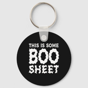 This Is Some Boo Sheet Halloween Ghost Fun Gifts M Keychain