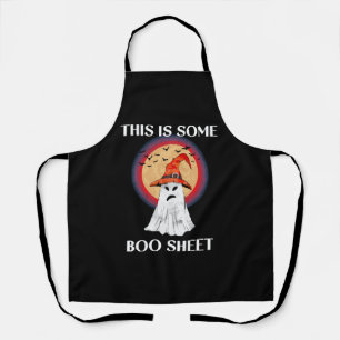 This Is Some Boo Sheet Halloween Ghost Funny Apron