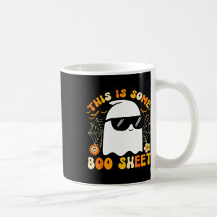 This Is Some Boo Sheet Halloween Ghost Funny Cool Coffee Mug