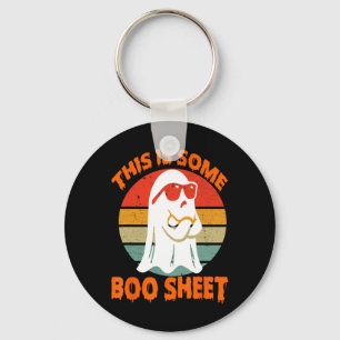 This Is Some Boo Sheet Halloween Ghost Funny for m Keychain