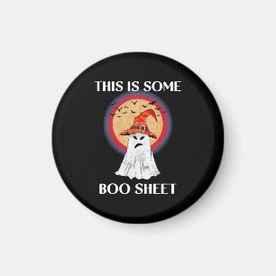This Is Some Boo Sheet Halloween Ghost Funny Magnet
