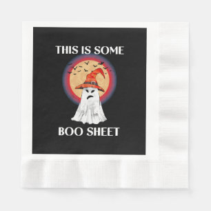 This Is Some Boo Sheet Halloween Ghost Funny Napkin