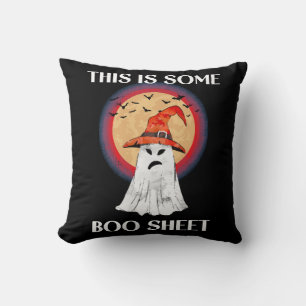 This Is Some Boo Sheet Halloween Ghost Funny Throw Pillow