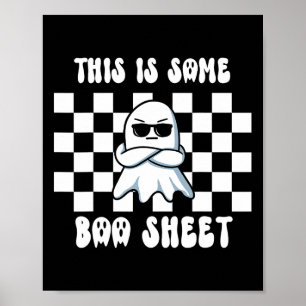 This Is Some Boo Sheet Halloween  Poster