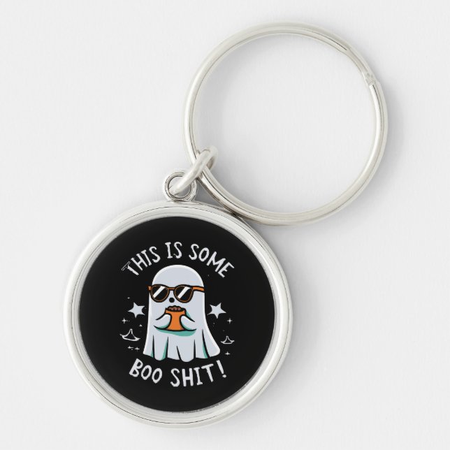 This is Some Boo Sheet Keychain (Front)