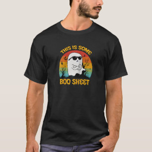 This Is Some Boo Sheet Retro Cute Ghost Sunglasses T-Shirt