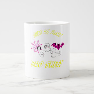 This Is Some Boo Sheet – Spooky Halloween Sarcasm Large Coffee Mug