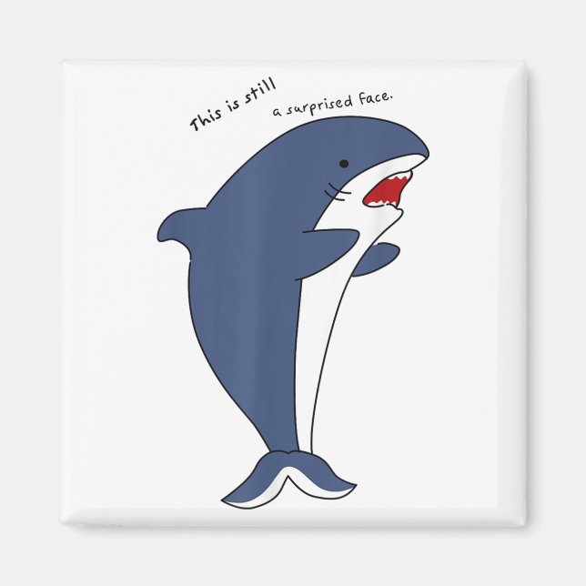 This Is Still A Surprised Face _2  Magnet (Front)