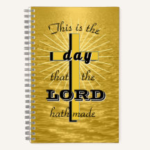 This is the Day Golden Spiral Notebook Journal