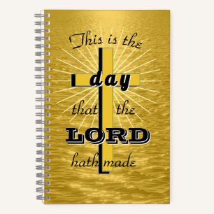 This is the Day Golden Spiral Notebook Journal
