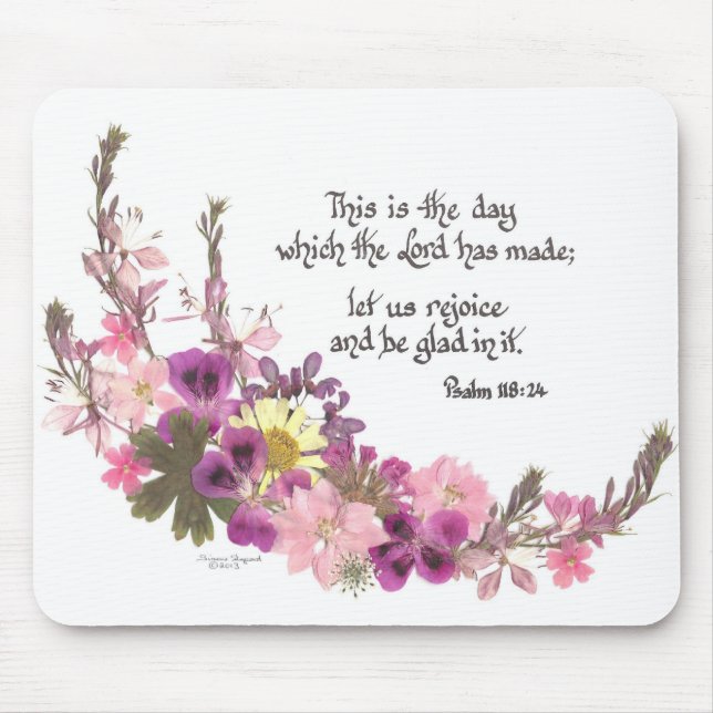 This is the day, Psalm 118:24 Mouse Pad (Front)