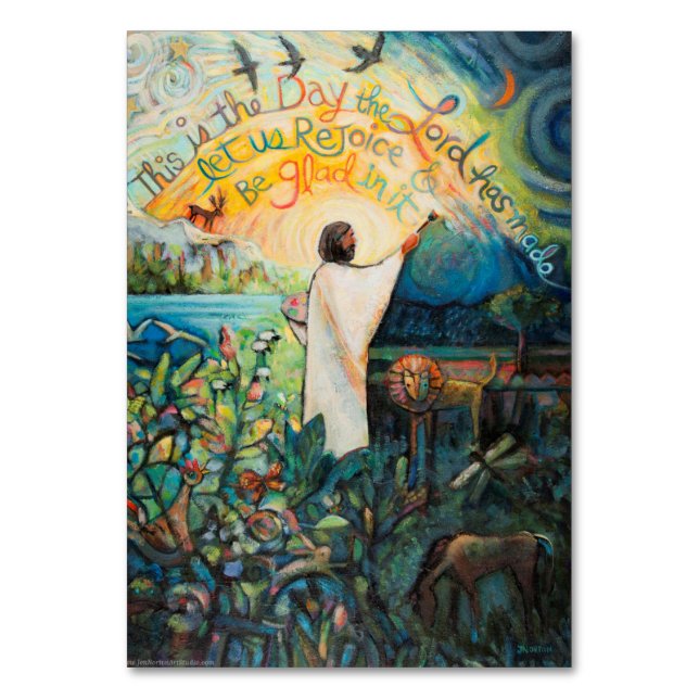 This is the Day, Psalm 118 prayer card (Front)