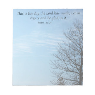 This is the day Scripture Notepad