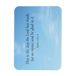 This is the day Scripture Premium Magnet