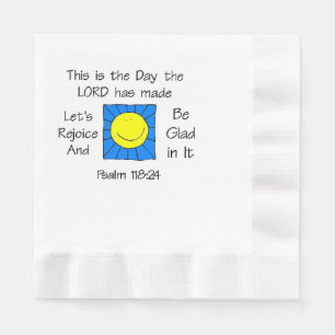 This is the Day Sun Napkin