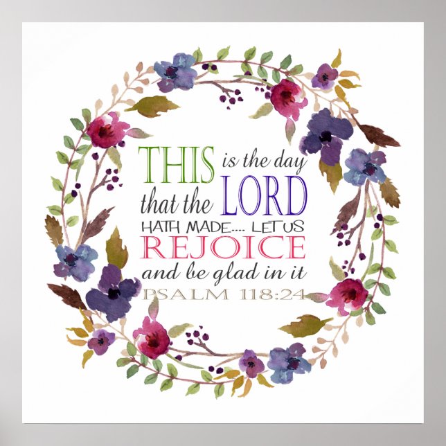 This is the Day that the Lord Hath Made Poster (Front)