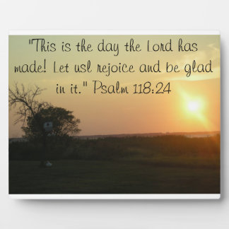 "This is the day the Lord has made" plaque